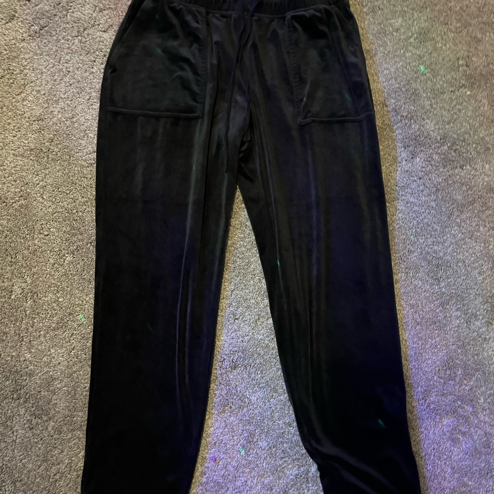 Black Relaxed Fit Joggers with Smooth Finish